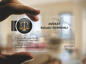 Şeffaf Kartvizit Nedir? Avukat Şeffaf Kartvizit Modelleri