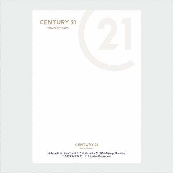 Century21 Antetli Kağıt